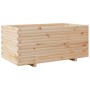 Jardinera madera maciza de pino 110x60x49,5 cm