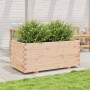 Jardinera madera maciza de pino 110x60x49,5 cm
