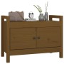 Flurbank aus massivem honigbraunem Kiefernholz 80x40x60cm von vidaXL, Bänke für Hallen und Lager - Ref: Foro24-821782, Preis:...