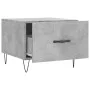 Mesa de centro madera de ingeniería gris hormigón 50x50x40 cm de vidaXL, Mesas de centro - Ref: Foro24-829388, Precio: 37,51 ...