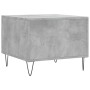 Concrete gray engineered wood coffee table 50x50x40 cm by vidaXL, Coffee table - Ref: Foro24-829388, Price: 37,85 €, Discount: %
