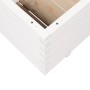 Jardinera madera maciza de pino blanco 110x60x49,5 cm