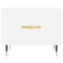 Mesa de centro madera de ingeniería blanca 50x50x40 cm de vidaXL, Mesas de centro - Ref: Foro24-829348, Precio: 37,86 €