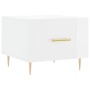 Weiß glänzender Couchtisch aus Holzwerkstoff, 50 x 50 x 40 cm von vidaXL, Couchtisch - Ref: Foro24-829368, Preis: 38,27 €, Ra...