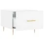 White gloss engineered wood coffee table 50x50x40 cm by vidaXL, Coffee table - Ref: Foro24-829368, Price: 38,27 €, Discount: %