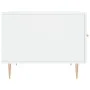 White gloss engineered wood coffee table 50x50x40 cm by vidaXL, Coffee table - Ref: Foro24-829368, Price: 38,27 €, Discount: %