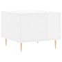 Weiß glänzender Couchtisch aus Holzwerkstoff, 50 x 50 x 40 cm von vidaXL, Couchtisch - Ref: Foro24-829368, Preis: 38,27 €, Ra...