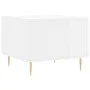 White gloss engineered wood coffee table 50x50x40 cm by vidaXL, Coffee table - Ref: Foro24-829368, Price: 38,27 €, Discount: %