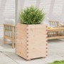 Jardinera madera maciza de pino 50x50x72,5 cm