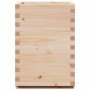 Jardinera madera maciza de pino 50x50x72,5 cm
