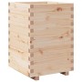 Jardinera madera maciza de pino 50x50x72,5 cm