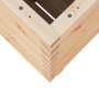 Jardinera madera maciza de pino 50x50x72,5 cm