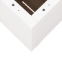 Jardinera madera maciza de pino blanco 50x50x72,5 cm