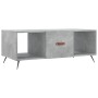 Mesa de centro madera contrachapada gris hormigón 102x50x40 cm de vidaXL, Mesas de centro - Ref: Foro24-829272, Precio: 49,32...