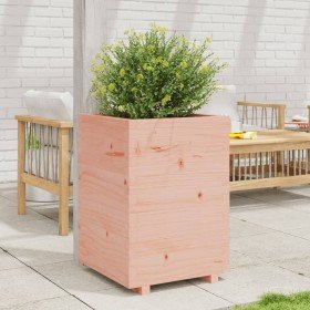 Jardinera madera maciza de abeto Douglas 50x50x72,5 cm