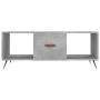 Mesa de centro madera contrachapada gris hormigón 102x50x40 cm de vidaXL, Mesas de centro - Ref: Foro24-829272, Precio: 49,32...