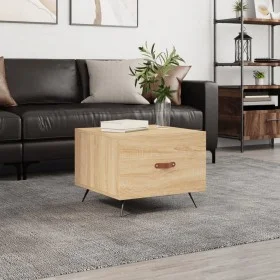 Engineered wood Sonoma oak coffee table 50x50x40 cm by vidaXL, Coffee table - Ref: Foro24-829338, Price: 38,66 €, Discount: %