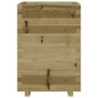Jardinera madera de pino impregnada 50x50x72,5 cm