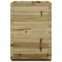 Jardinera madera de pino impregnada 50x50x72,5 cm