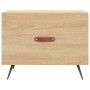 Engineered wood Sonoma oak coffee table 50x50x40 cm by vidaXL, Coffee table - Ref: Foro24-829338, Price: 38,99 €, Discount: %