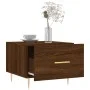 Plywood oak brown coffee table 50x50x40 cm by vidaXL, Coffee table - Ref: Foro24-829378, Price: 36,91 €, Discount: %