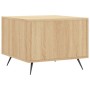 Engineered wood Sonoma oak coffee table 50x50x40 cm by vidaXL, Coffee table - Ref: Foro24-829338, Price: 38,99 €, Discount: %