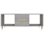 Mesa de centro madera contrachapada gris Sonoma 102x50x40 cm de vidaXL, Mesas de centro - Ref: Foro24-829282, Precio: 48,94 €...