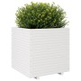 Jardinera madera maciza de pino blanco 70x70x72,5 cm