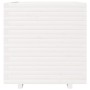 Jardinera madera maciza de pino blanco 70x70x72,5 cm