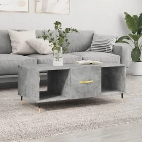 Betongrauer Couchtisch aus Sperrholz, 102 x 50 x 40 cm von vidaXL, Couchtisch - Ref: Foro24-829280, Preis: 46,92 €, Rabatt: %