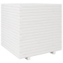 Jardinera madera maciza de pino blanco 70x70x72,5 cm