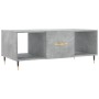 Mesa de centro madera contrachapada gris hormigón 102x50x40 cm de vidaXL, Mesas de centro - Ref: Foro24-829280, Precio: 47,63...