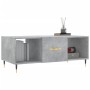 Mesa de centro madera contrachapada gris hormigón 102x50x40 cm de vidaXL, Mesas de centro - Ref: Foro24-829280, Precio: 47,63...