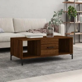 Couchtisch aus braunem Eichensperrholz, 102 x 50 x 40 cm von vidaXL, Couchtisch - Ref: Foro24-829307, Preis: 49,21 €, Rabatt: %