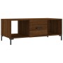 Couchtisch aus braunem Eichensperrholz, 102 x 50 x 40 cm von vidaXL, Couchtisch - Ref: Foro24-829307, Preis: 49,21 €, Rabatt: %