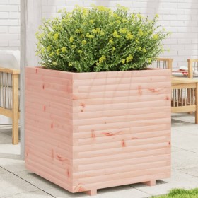 Jardinera madera maciza de abeto Douglas 70x70x72,5 cm