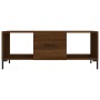 Couchtisch aus braunem Eichensperrholz, 102 x 50 x 40 cm von vidaXL, Couchtisch - Ref: Foro24-829307, Preis: 49,21 €, Rabatt: %