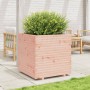 Jardinera madera maciza de abeto Douglas 70x70x72,5 cm
