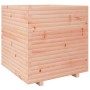 Jardinera madera maciza de abeto Douglas 70x70x72,5 cm