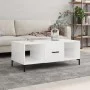 Couchtisch aus glänzend weißem Sperrholz, 102 x 50 x 40 cm von vidaXL, Couchtisch - Ref: Foro24-829302, Preis: 51,95 €, Rabat...