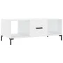 Couchtisch aus glänzend weißem Sperrholz, 102 x 50 x 40 cm von vidaXL, Couchtisch - Ref: Foro24-829302, Preis: 51,95 €, Rabat...