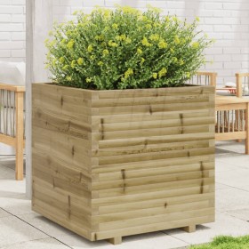 Jardinera madera de pino impregnada 70x70x72,5 cm