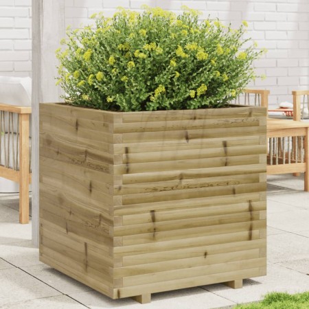 Jardinera madera de pino impregnada 70x70x72,5 cm