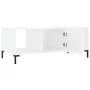 Couchtisch aus glänzend weißem Sperrholz, 102 x 50 x 40 cm von vidaXL, Couchtisch - Ref: Foro24-829302, Preis: 51,95 €, Rabat...