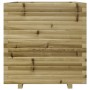 Jardinera madera de pino impregnada 70x70x72,5 cm