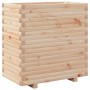 Jardinera madera maciza de pino 70x40x72,5 cm