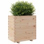 Jardinera madera maciza de pino 70x40x72,5 cm