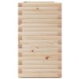 Jardinera madera maciza de pino 70x40x72,5 cm