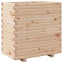 Jardinera madera maciza de pino 70x40x72,5 cm