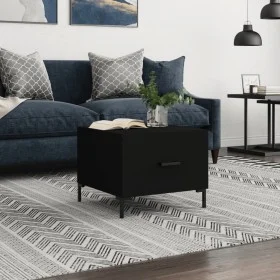 Couchtisch aus schwarzem Sperrholz, 50 x 50 x 40 cm von vidaXL, Couchtisch - Ref: Foro24-829398, Preis: 40,79 €, Rabatt: %